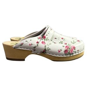 Simson Dutch "Fleuriste" Orthopedic Clogs Floral Pastel Women's 40 NWT No Box